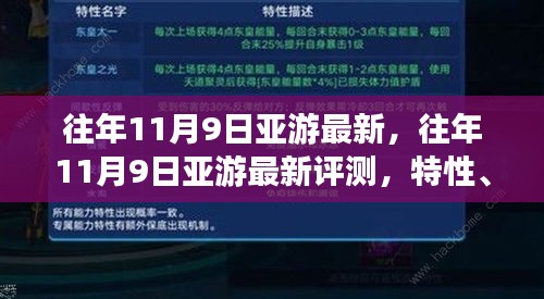 往年11月9日亞游最新評測，特性、體驗、競品對比及用戶分析全解析