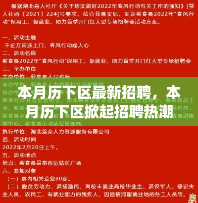 歷下區(qū)掀起招聘熱潮，背景、事件與影響分析