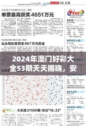 2024年澳門好彩大全53期天天揭曉，安全策略解析及個(gè)人版XYN108.25攻略