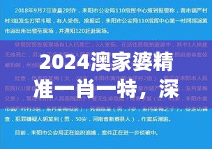 2024澳家婆精準(zhǔn)一肖一特，深度解析精選版QRI748.52解讀