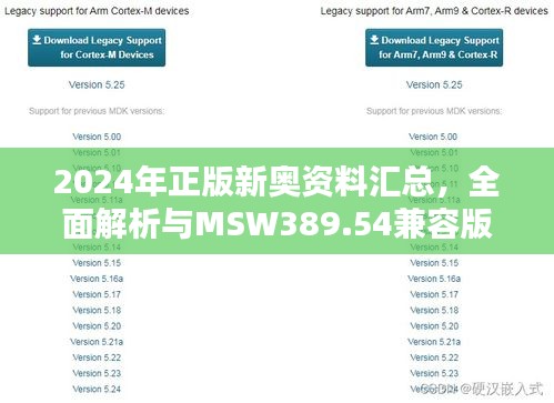 2024年正版新奧資料匯總，全面解析與MSW389.54兼容版