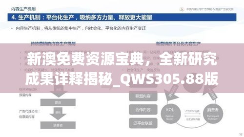 新澳免費資源寶典，全新研究成果詳釋揭秘_QWS305.88版