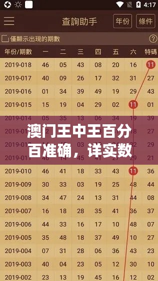 澳門王中王百分百準確，詳實數(shù)據(jù)解析—非凡版FUN336.82