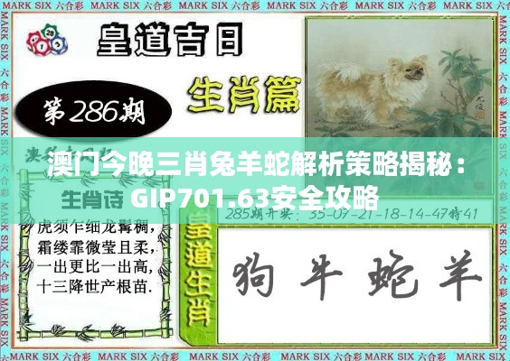 澳門今晚三肖兔羊蛇解析策略揭秘：GIP701.63安全攻略