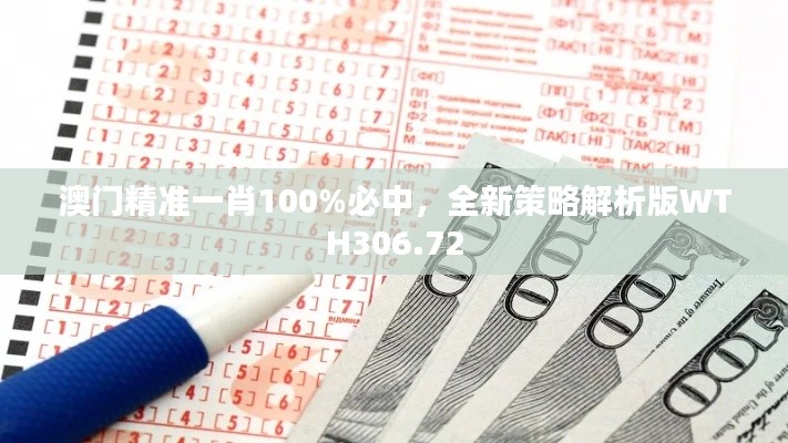 澳門(mén)精準(zhǔn)一肖100%必中，全新策略解析版WTH306.72