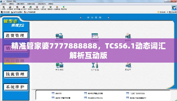 精準管家婆7777888888，TCS56.1動態(tài)詞匯解析互動版