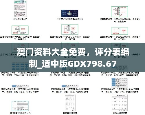 澳門資料大全免費，評分表編制_適中版GDX798.67