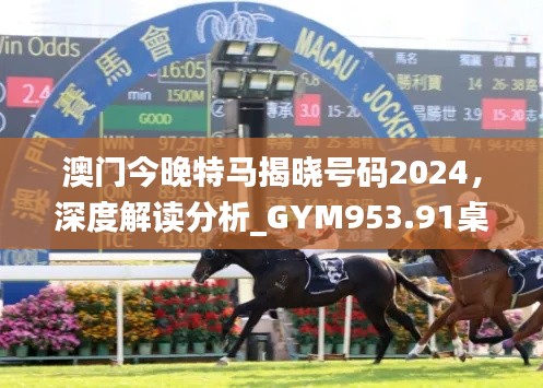 澳門今晚特馬揭曉號碼2024，深度解讀分析_GYM953.91桌面版