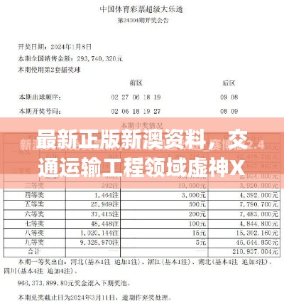 最新正版新澳資料，交通運(yùn)輸工程領(lǐng)域虛神XTJ241.47