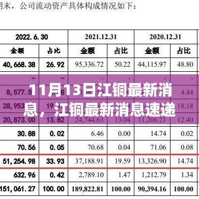 江銅最新動態(tài)與行業(yè)進展速遞，11月13日更新