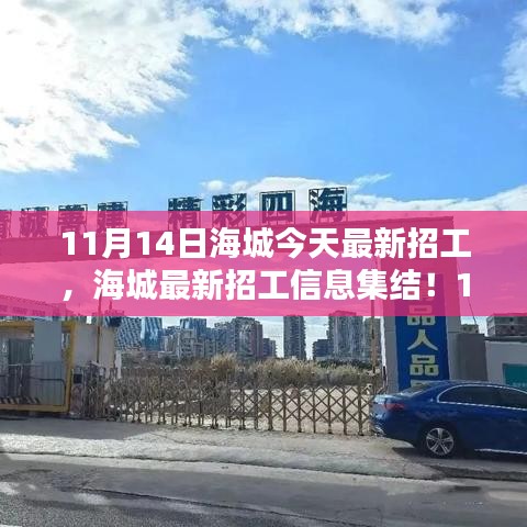 11月14日海城最新招工信息大放送，崗位集結(jié)，理想工作等你來挑！