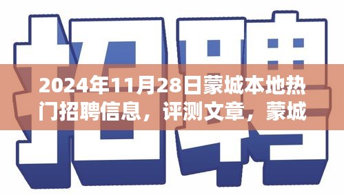 蒙城本地?zé)衢T招聘信息深度解析與評測報(bào)告（2024年11月28日）