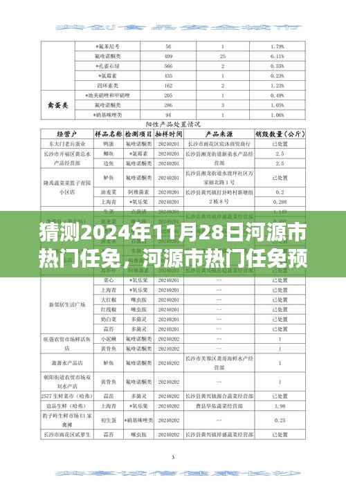 河源市熱門任免預(yù)測報告，揭秘2024年11月28日的人才動向深度分析