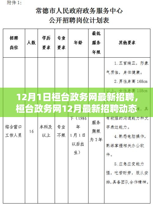 桓臺政務(wù)網(wǎng)12月最新招聘動態(tài)，開啟職業(yè)機遇之門