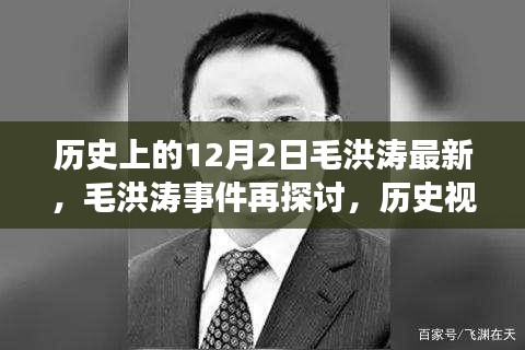 歷史視角下的毛洪濤事件深度解讀與反思，最新探討