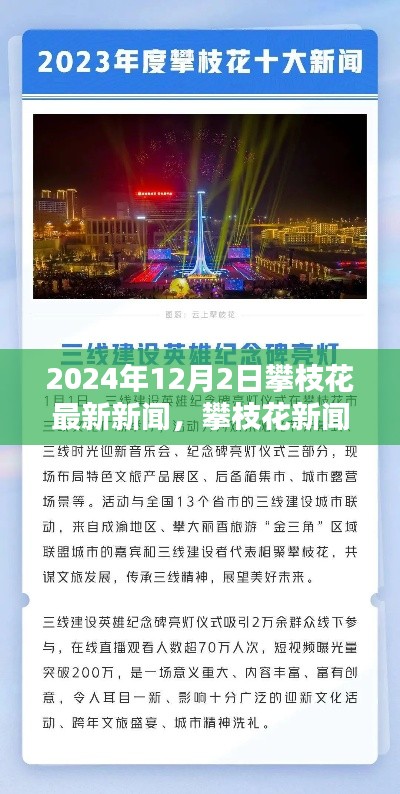 攀枝花新篇章開啟，最新新聞特寫報(bào)道，日期為2024年12月2日