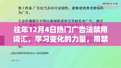 歷年12月4日廣告禁用詞匯深度解析，構建自信之橋的力量與變化學習之路