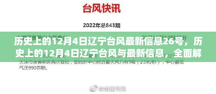 歷史上的12月4日遼寧臺風(fēng)事件深度解析，過去與現(xiàn)在的影響及最新信息解讀