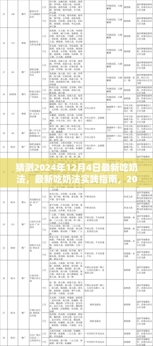 揭秘，最新吃奶法實踐指南與步驟詳解（預(yù)測版 2024年12月4日）