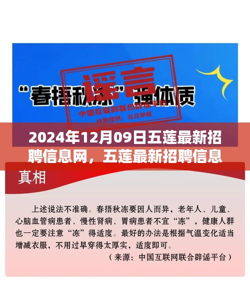 五蓮最新招聘信息網使用指南（初學者與進階用戶適用，發(fā)布日期，2024年12月9日）