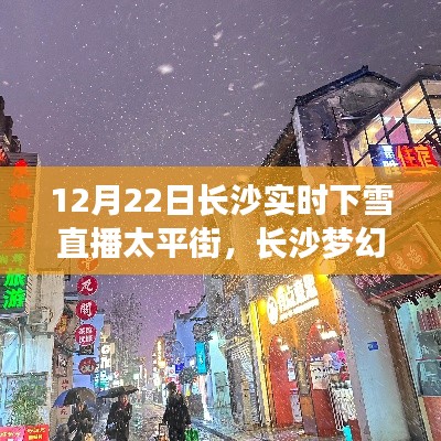 長沙夢幻飄雪日，太平街實(shí)時(shí)下雪直播絕美呈現(xiàn)