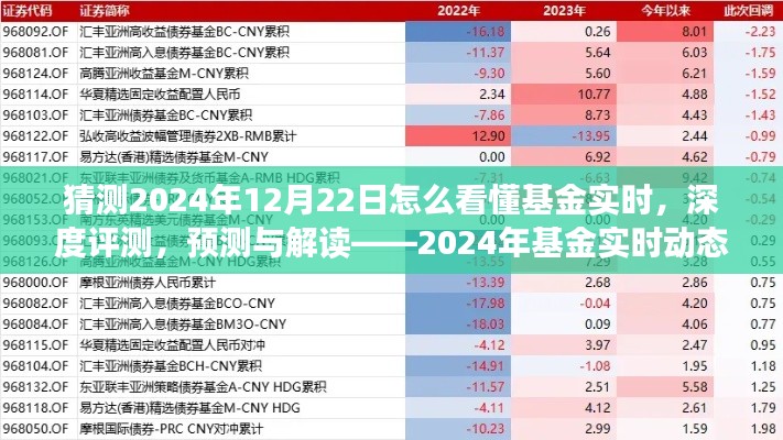 揭秘2024年基金實(shí)時(shí)動(dòng)態(tài)洞察系統(tǒng)，深度評(píng)測(cè)、預(yù)測(cè)與解讀的未來(lái)趨勢(shì)