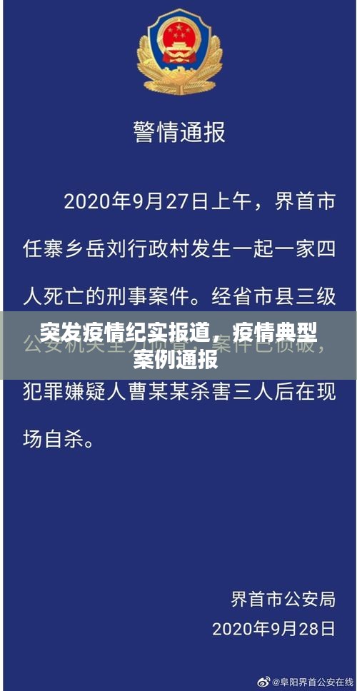 突發(fā)疫情紀(jì)實報道，疫情典型案例通報 