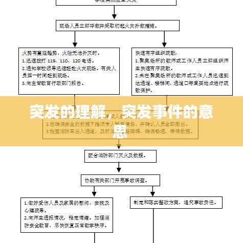 突發(fā)的理解，突發(fā)事件的意思 