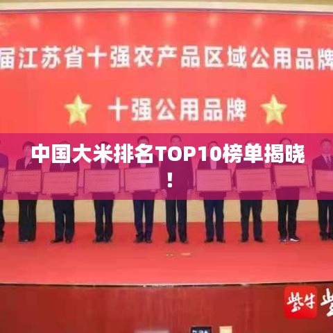 中國大米排名TOP10榜單揭曉！