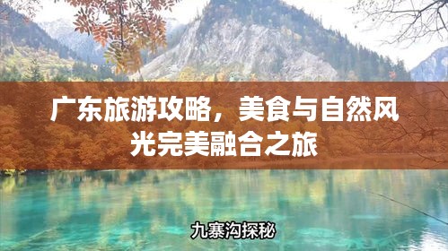 廣東旅游攻略，美食與自然風光完美融合之旅