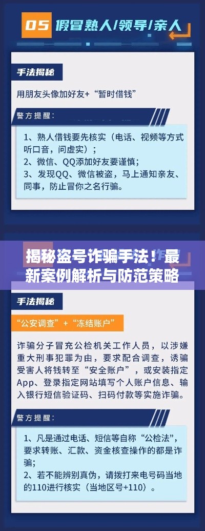 揭秘盜號詐騙手法！最新案例解析與防范策略全攻略