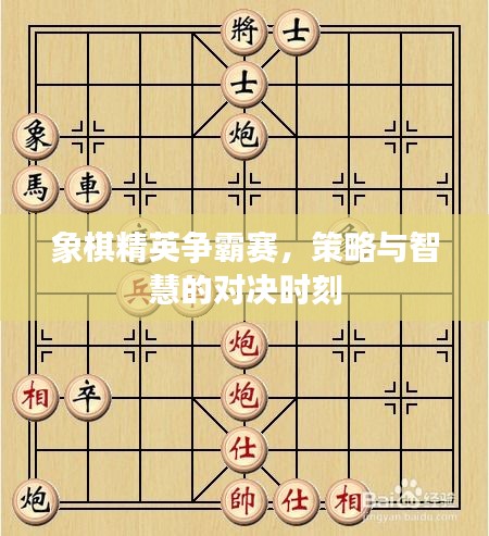 象棋精英爭霸賽，策略與智慧的對決時刻