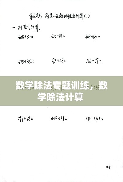 數(shù)學(xué)除法專題訓(xùn)練，數(shù)學(xué)除法計(jì)算 